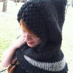50 Shades Of Grey Hooded Cowl Warm Women Gift Sexy